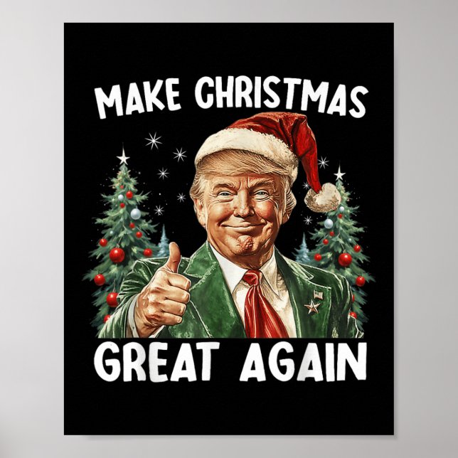 Poster Faça Excelente De Natal Novamente Papais noeis Eng (Frente)