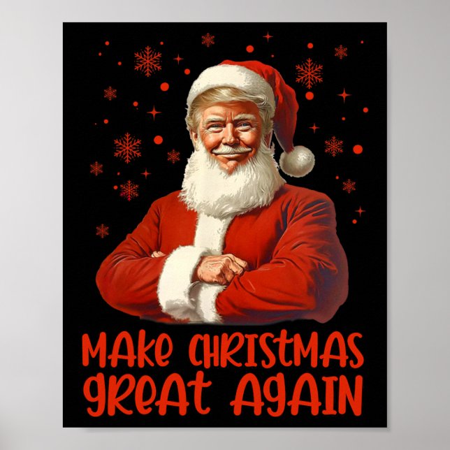 Poster Faça Excelente De Natal Novamente Papais noeis Eng (Frente)