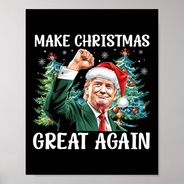 Poster Faça Excelente De Natal Novamente Papais noeis Eng (Frente)