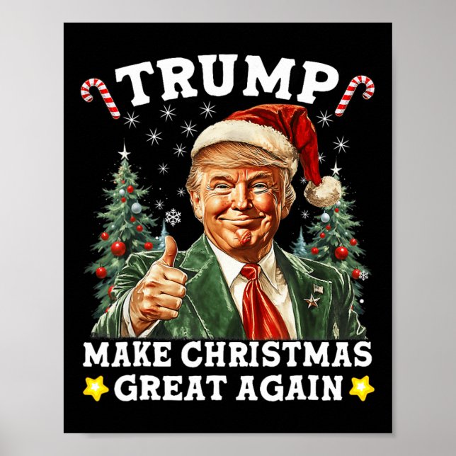 Poster Faça Excelente De Natal Novamente Papais noeis Eng (Frente)