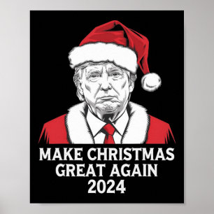 Poster Faça Excelente De Natal Novamente Papais noeis Eng