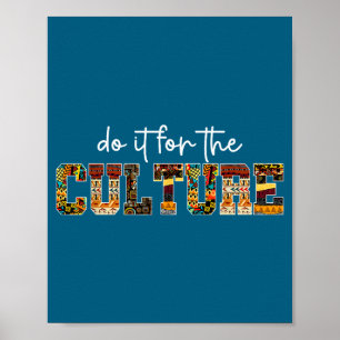 Poster Faça Isso Cultura Negra História Negra