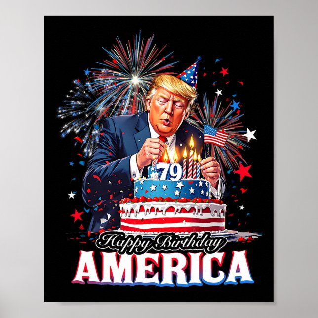 Poster Faça Meu Excelente De Aniversário Novamente2 (Frente)