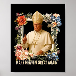 Poster Faça o Céu Grande Novamente Donald Trump