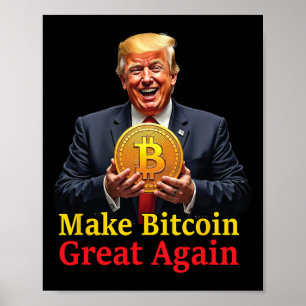Poster Faça o Excelente Bitmoney novamente Trump Bitmoney