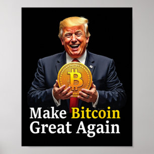 Poster Faça o Excelente Bitmoney novamente Trump Bitmoney