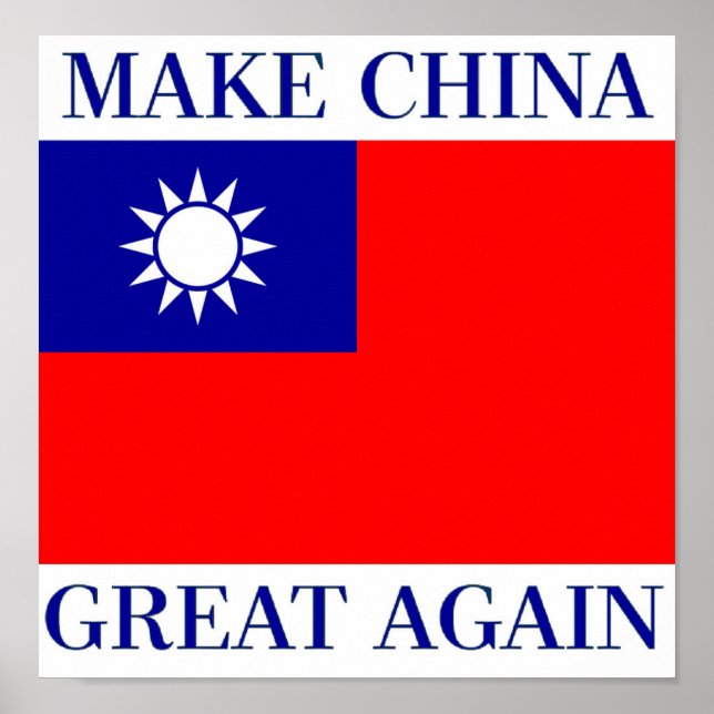 POSTER FAÇA O EXCELENTE DA CHINA NOVAMENTE (Frente)