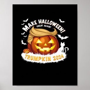 Poster Faça o Excelente de Halloween de novo Trumpkin
