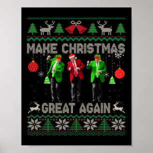 Poster Faça o Excelente de Natal de novo suando feios Eng