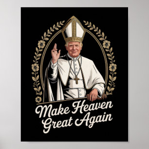 Poster Faça O Excelente Do Céu De Novo Donald Trump Como 