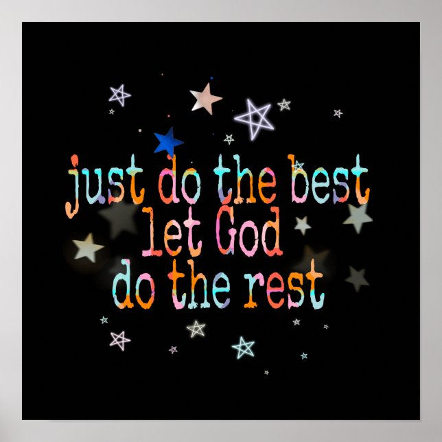 Poster faça o melhor (Frente)