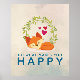 Poster Faça o que lhe faz o Fox feliz do sono com
