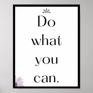 Poster Faça o que puder, Cote