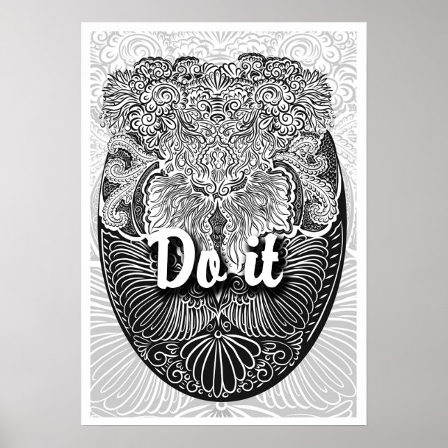 Poster Faça-o - uma citação positiva (Frente)