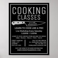 Faca prateada, Gourmet, Anúncios de classes de Coz