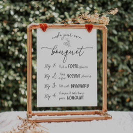 Poster Faça seu próprio Bar Buquê