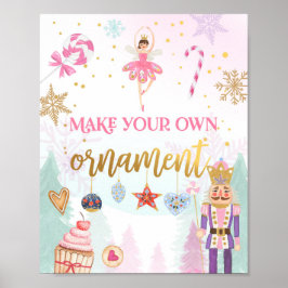 Poster Faça seu próprio pedido, Nutcracker Ballerina Girl