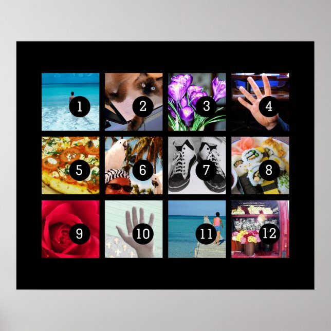 Póster Faça sua própria arte fotográfica facilmente com 1 (Frente)