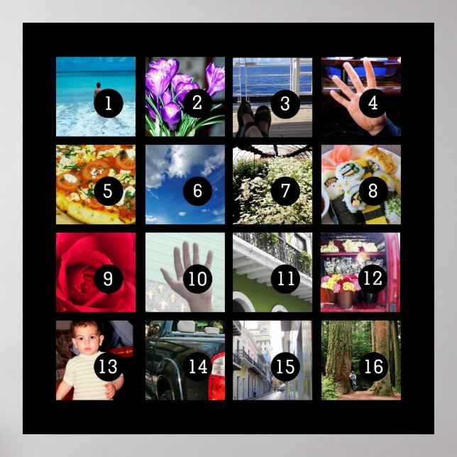 Póster Faça sua própria arte fotográfica facilmente com 1 (Frente)