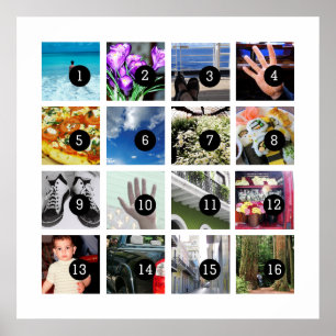 Poster Faça sua própria arte fotográfica facilmente com 1