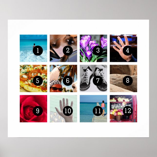 Póster Faça sua própria arte fotográfica facilmente com 1 (Frente)