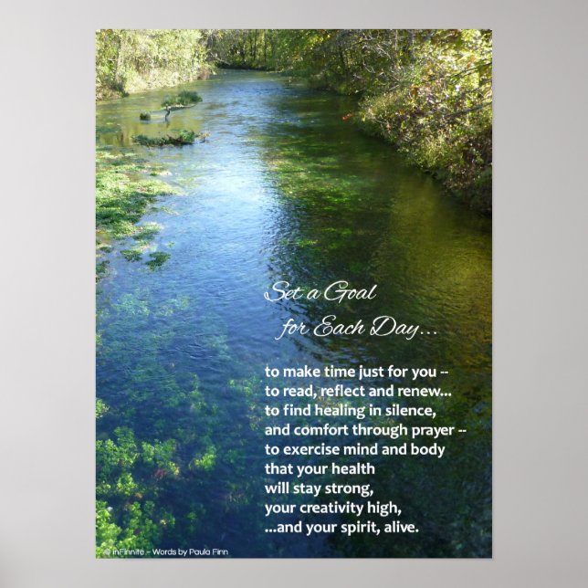 Póster Faça tempo para você mesmo... (Frente)