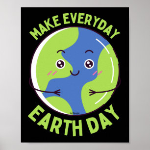 Poster FAÇA TODOS OS DIAS O TERCEIRO-DIA salvar o planet
