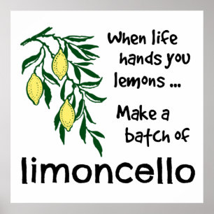 Póster Faça um grupo de Limoncello