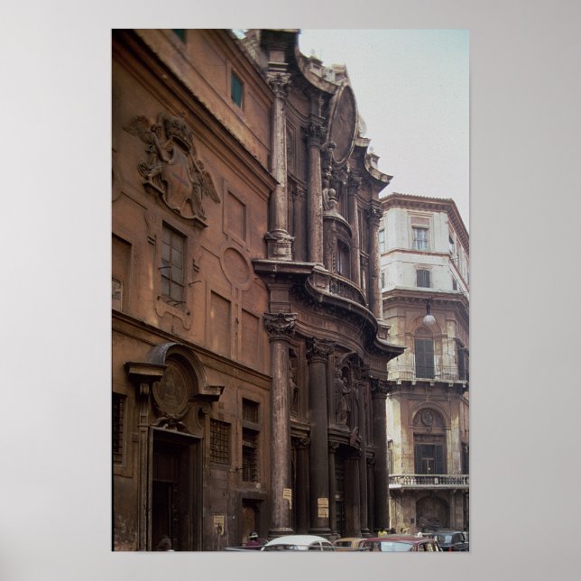 Póster Facadas da igreja (Frente)