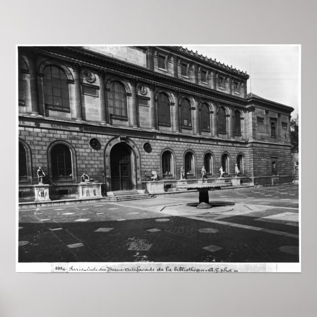 Póster Facade da biblioteca (Frente)