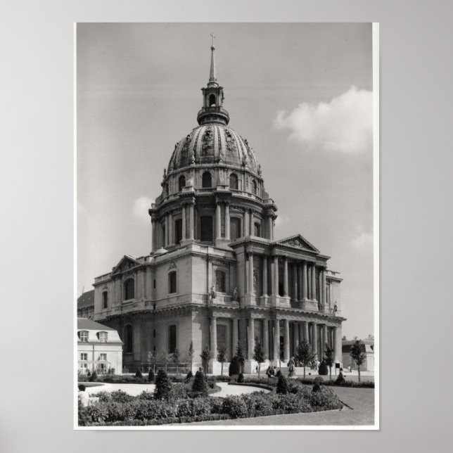 Póster Facade da Igreja das Ruas. Louis (Frente)