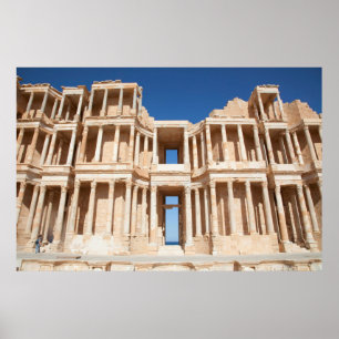 Poster Facade E Palco Do Anfiteatro Romano