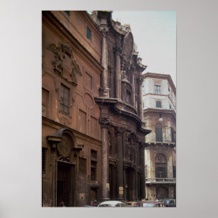 Póster Facades of the church