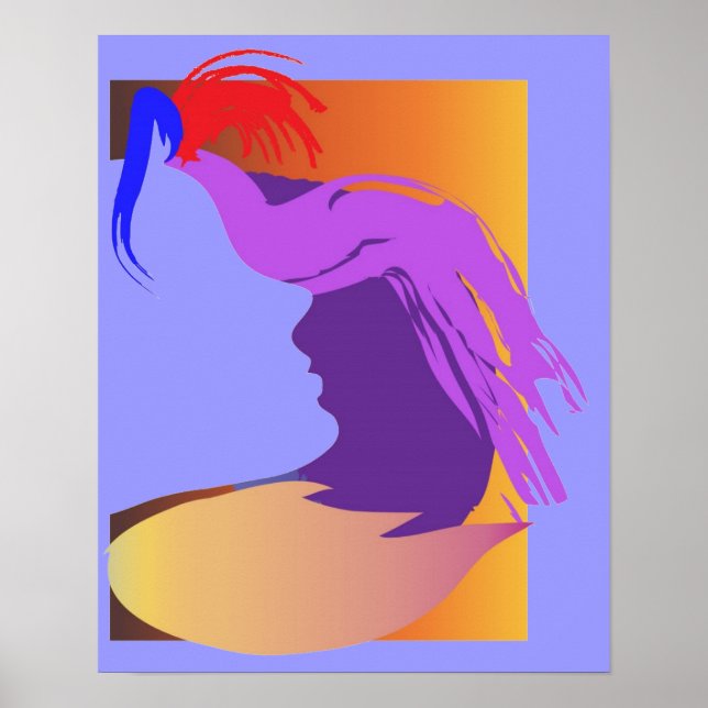 Poster Face Azul (Frente)