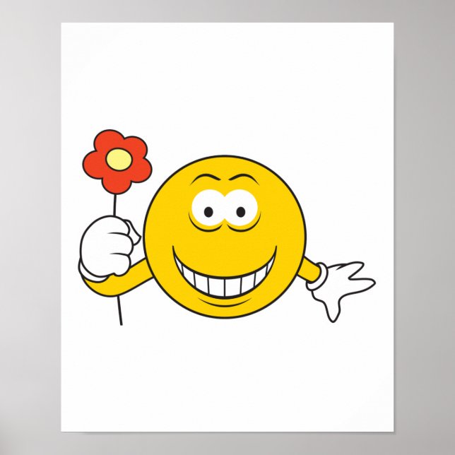 Póster Face com ventilador (Frente)