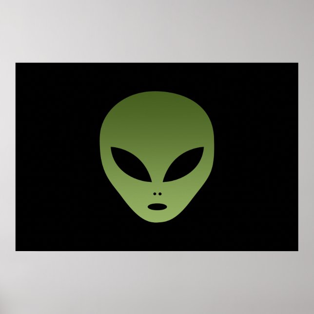 Póster Face de Alienígena extraterrestre (Frente)