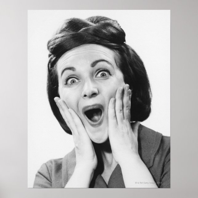 Póster Face de Fazer feminino (Frente)