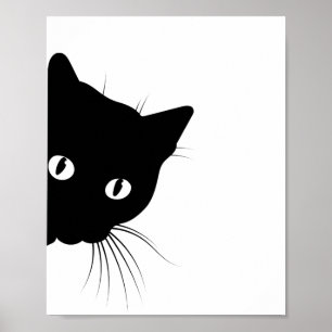 Poster Face de Gato Preto