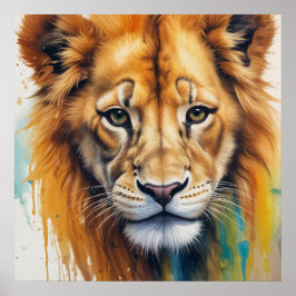 Poster Face de Leão