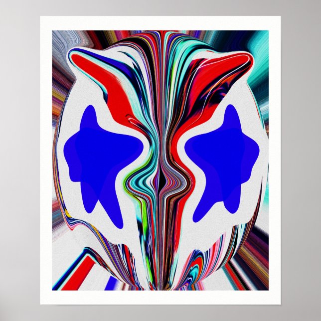 Poster Face de uma alienígena (Frente)