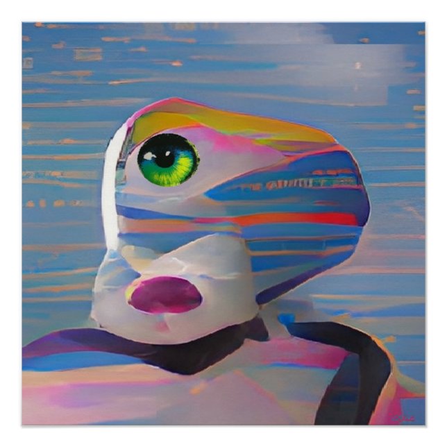 Póster Face dos Ciclopes de inverno (Frente)