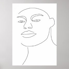 Poster Face masculina