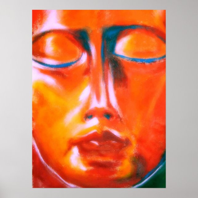 Póster Face vermelha (Frente)