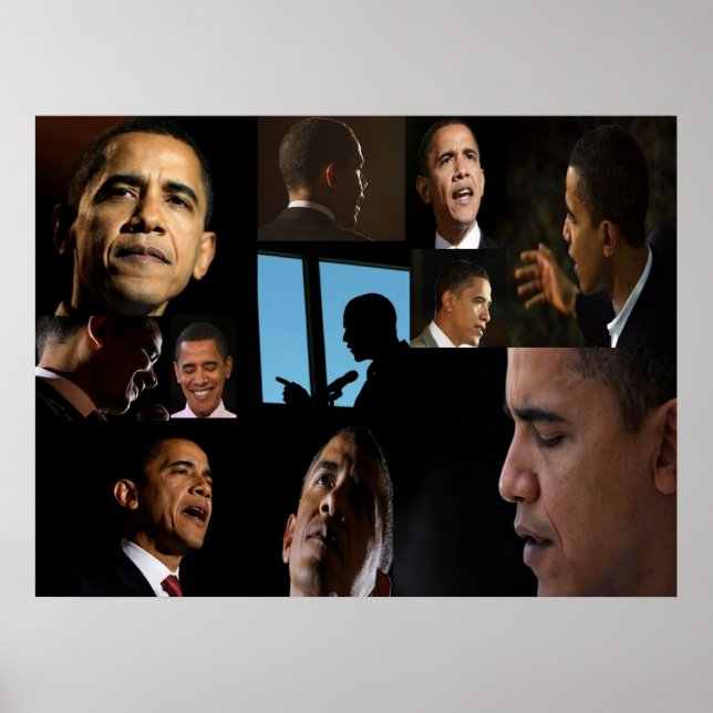 Póster Faces de Barack (Frente)
