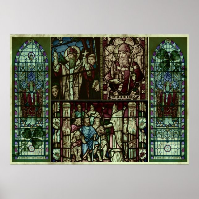 Póster Faces de São Patrick (Frente)