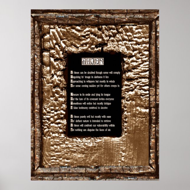 Poster Faces de Sin (Frente)