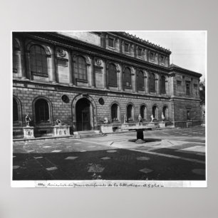 Póster Fachada da biblioteca