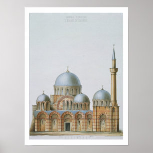 Poster Fachada de Kahrije Dzamissi, a igreja do Savi