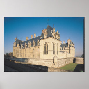 Póster Fachada principal e a fachada sul