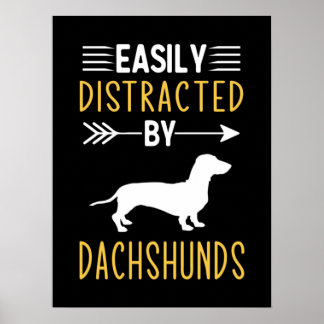 Poster Fácil Distração Por Dachshances